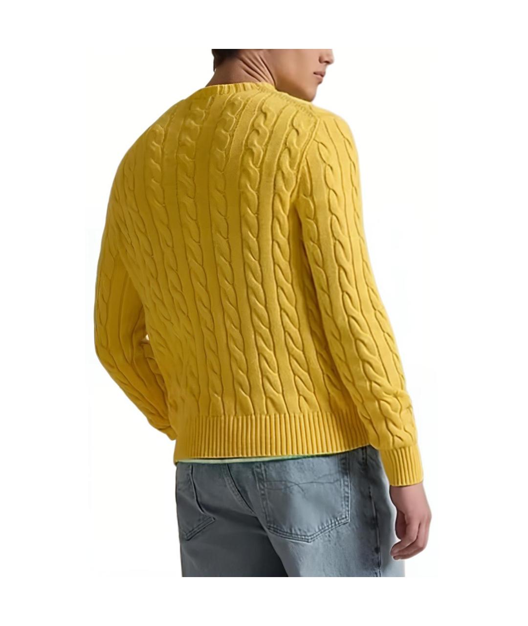 POLO RALPH LAUREN Желтый джемпер / свитер, фото 4