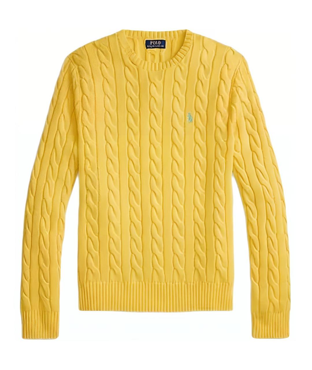 POLO RALPH LAUREN Желтый джемпер / свитер, фото 1