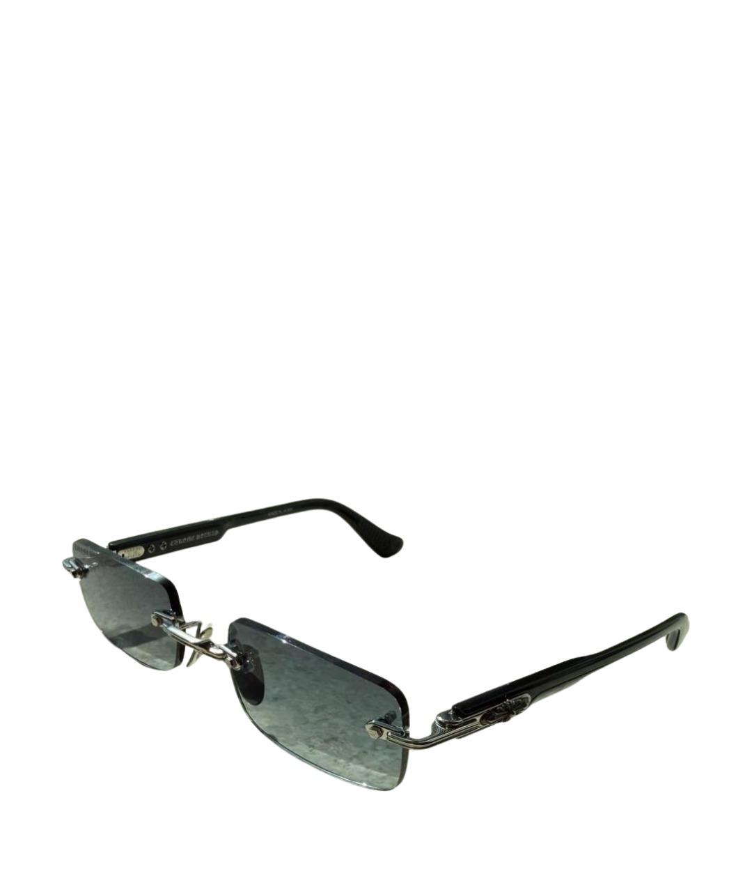 CHROME HEARTS Антрацитовые солнцезащитные очки, фото 1