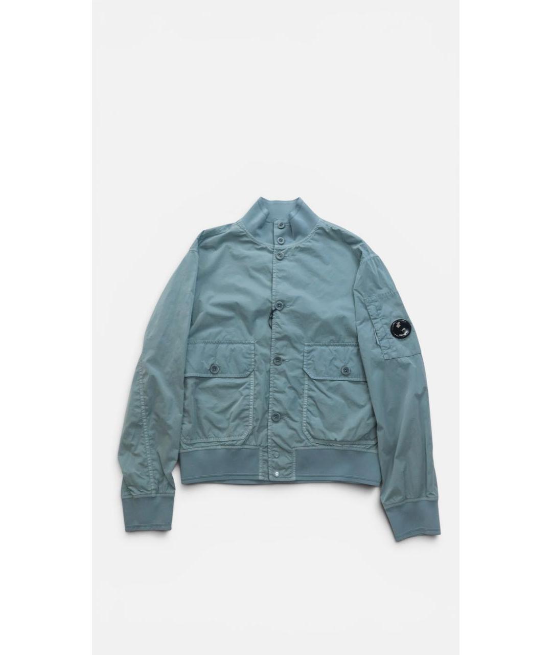 CP COMPANY Бирюзовая полиамидовая куртка, фото 5