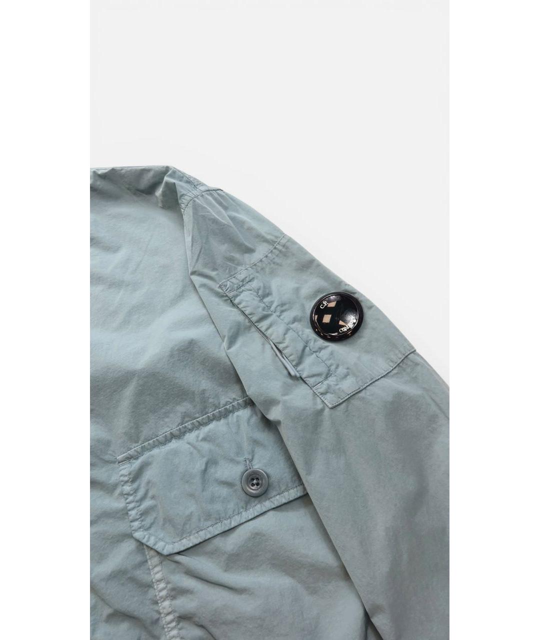 CP COMPANY Бирюзовая полиамидовая куртка, фото 2
