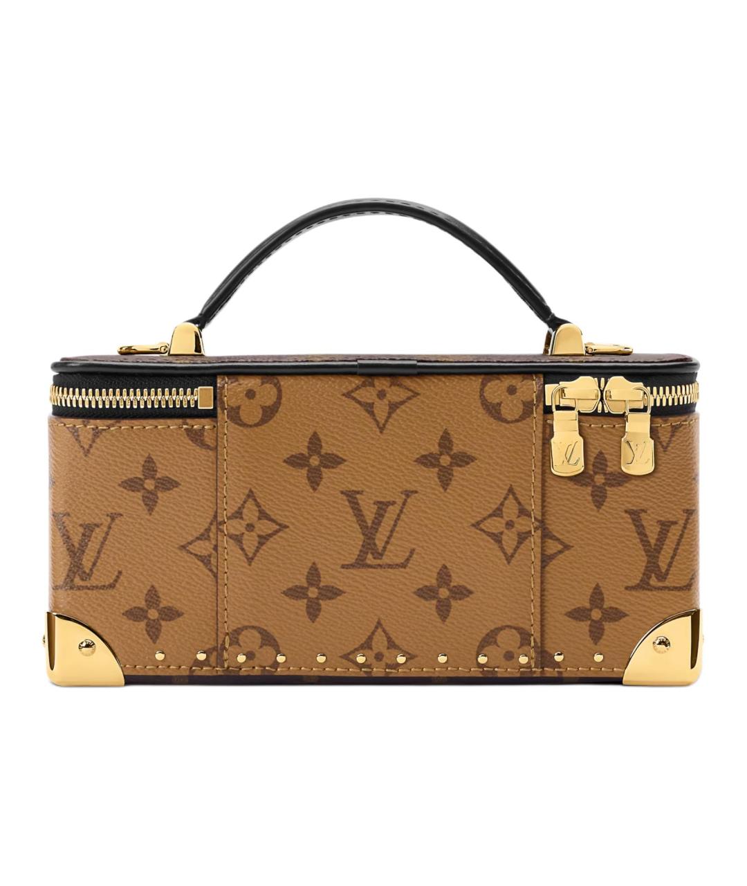 LOUIS VUITTON Коричневая сумка через плечо из канвы, фото 3