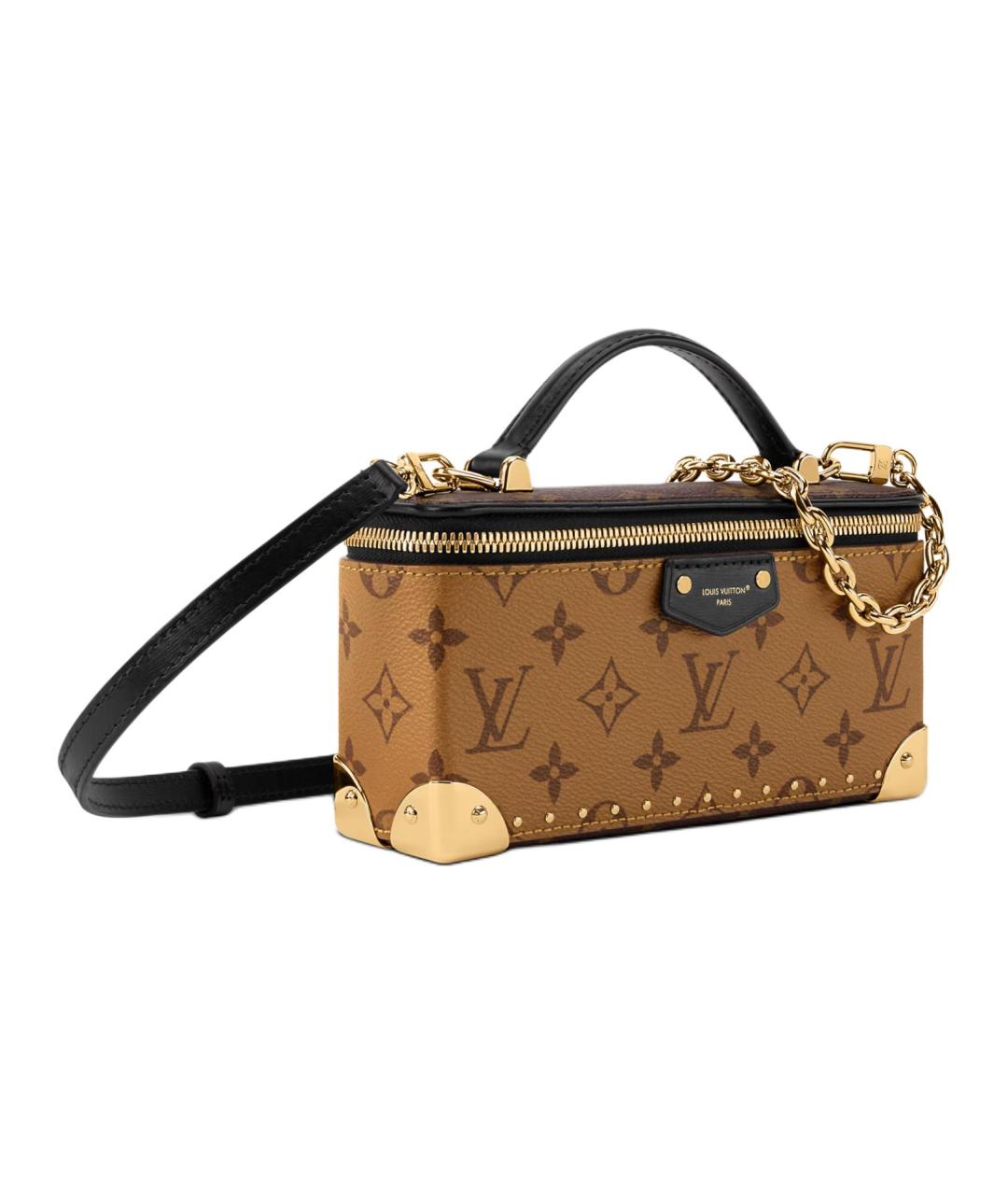 LOUIS VUITTON Коричневая сумка через плечо из канвы, фото 2