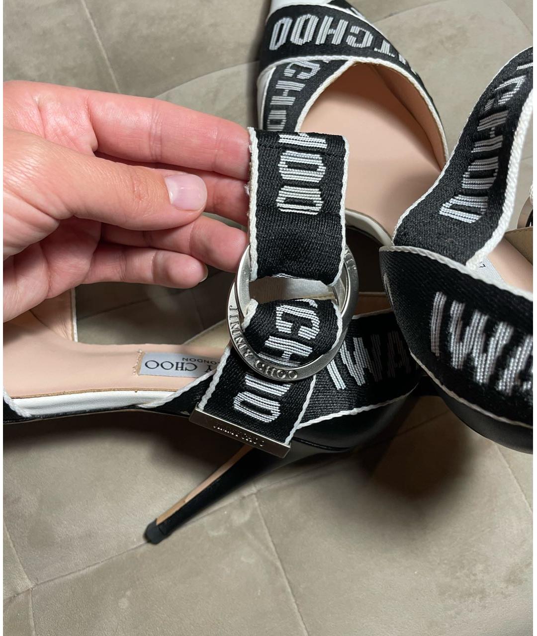 JIMMY CHOO Белые туфли, фото 7