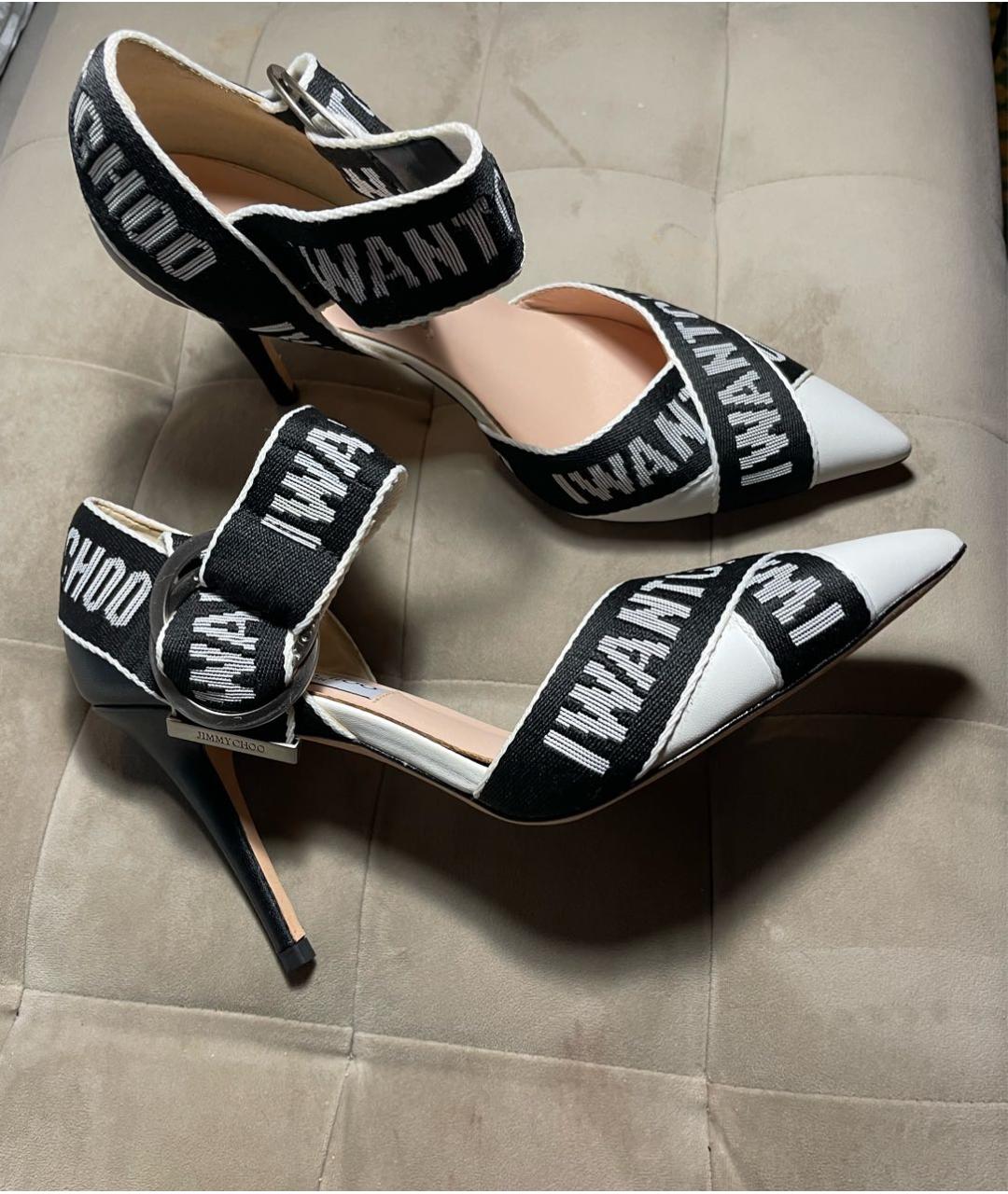 JIMMY CHOO Белые туфли, фото 4