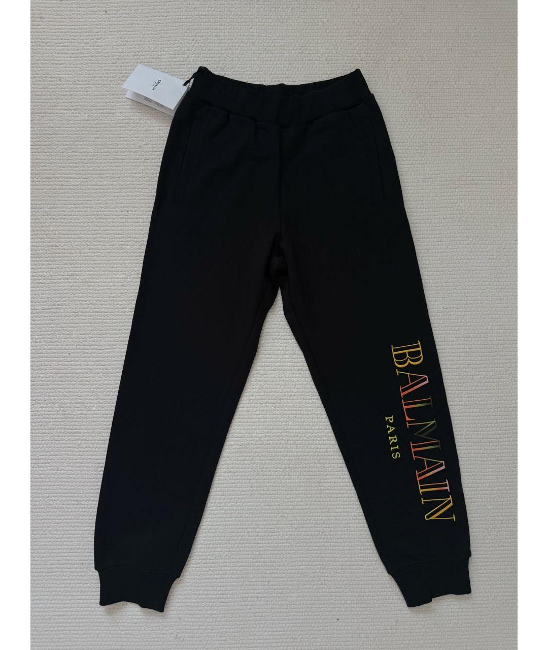 BALMAIN Черные хлопковые брюки и шорты, фото 6