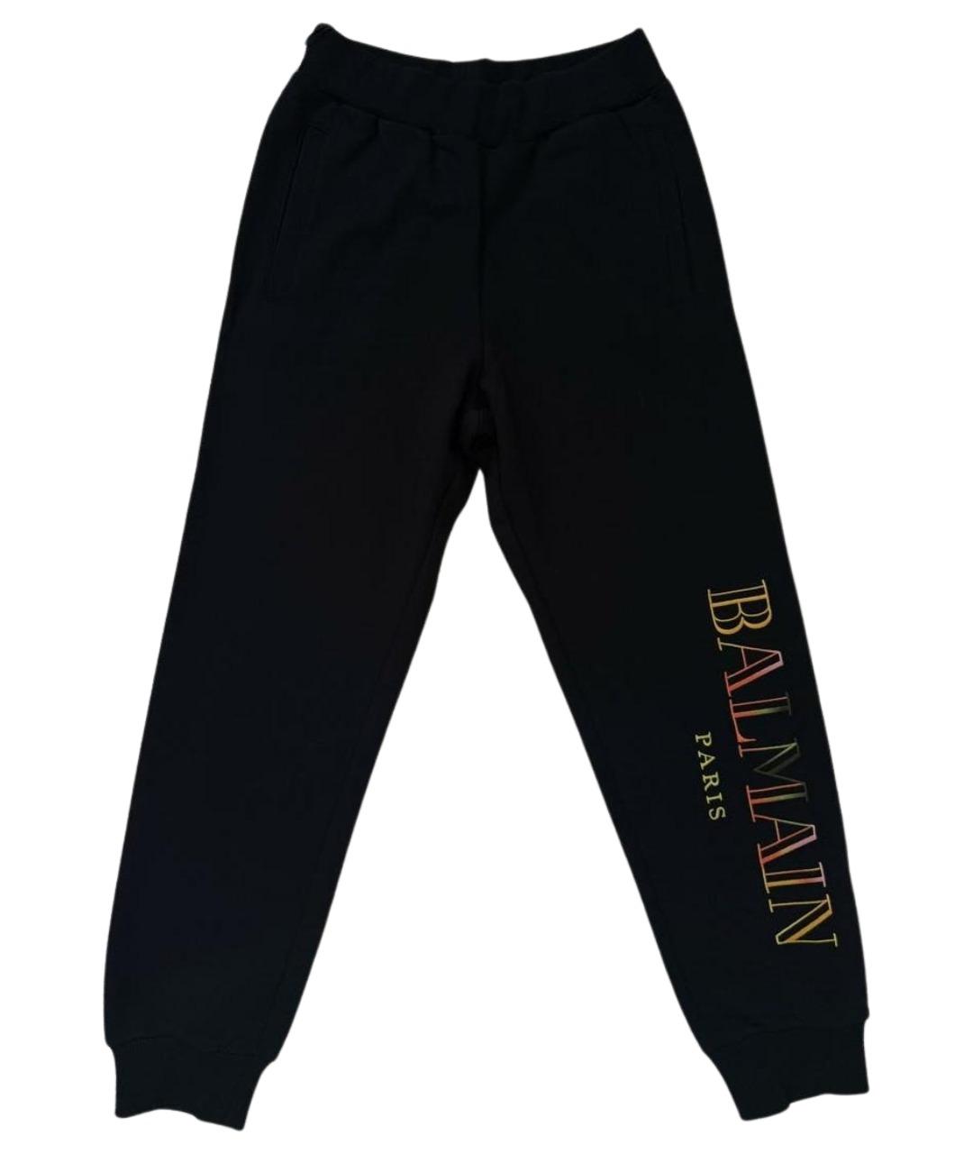 BALMAIN Черные хлопковые брюки и шорты, фото 1
