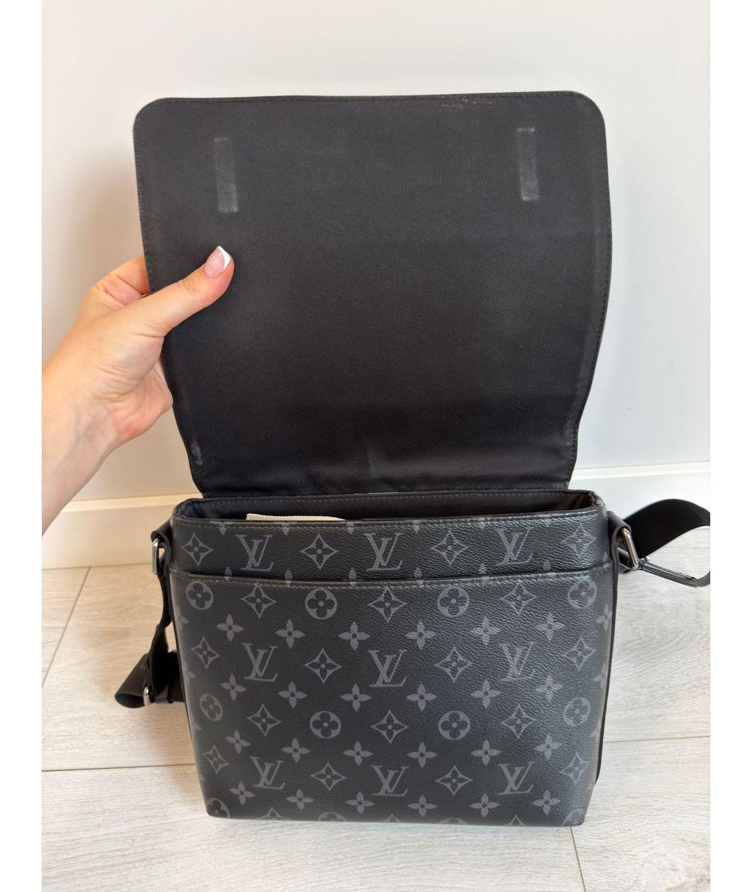 LOUIS VUITTON Черная сумка на плечо, фото 4