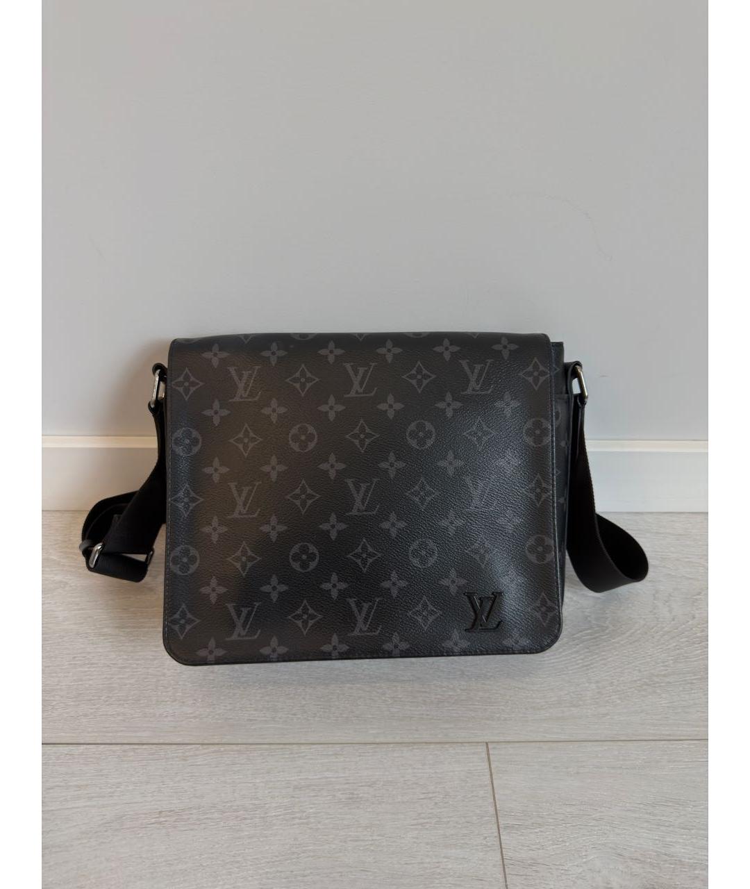 LOUIS VUITTON Черная сумка на плечо, фото 9