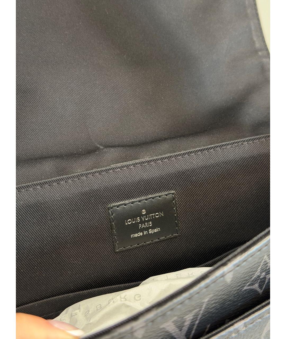 LOUIS VUITTON Черная сумка на плечо, фото 5