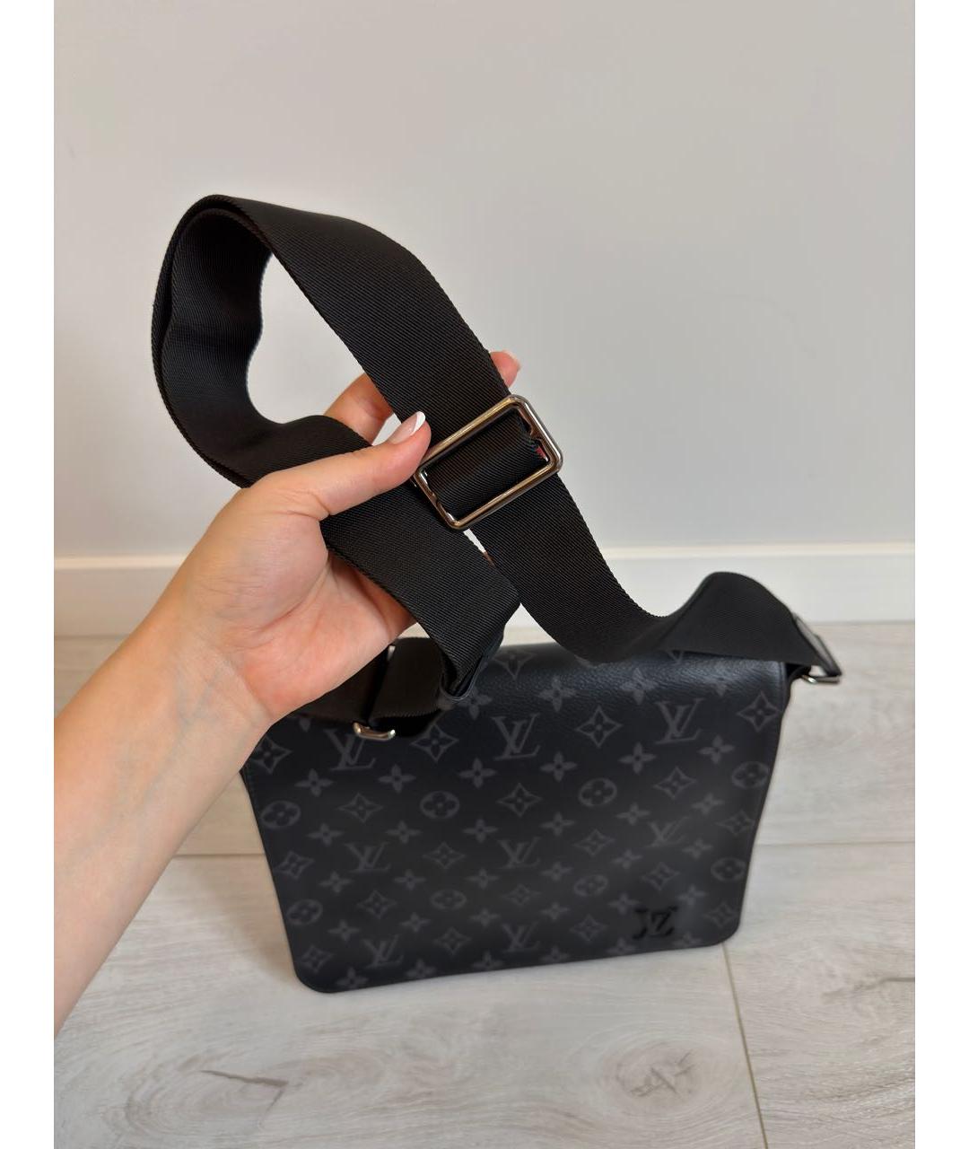 LOUIS VUITTON Черная сумка на плечо, фото 3