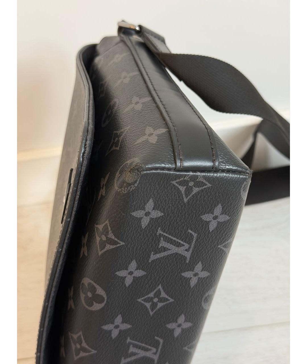 LOUIS VUITTON Черная сумка на плечо, фото 7