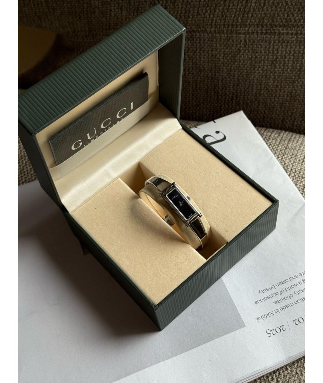 GUCCI Черные часы, фото 4