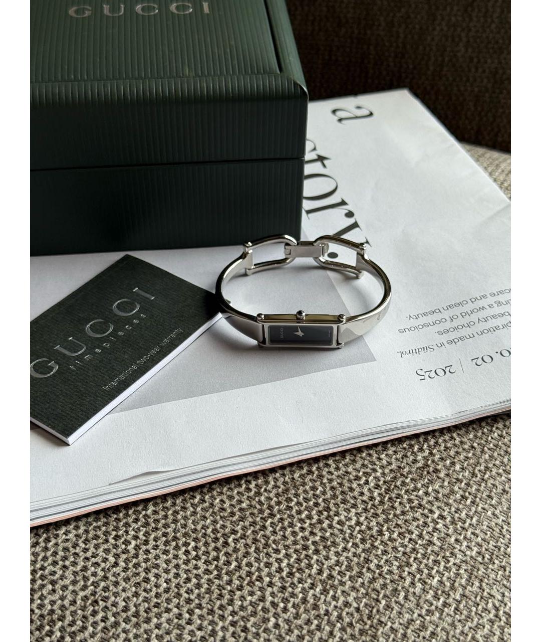 GUCCI Черные часы, фото 5