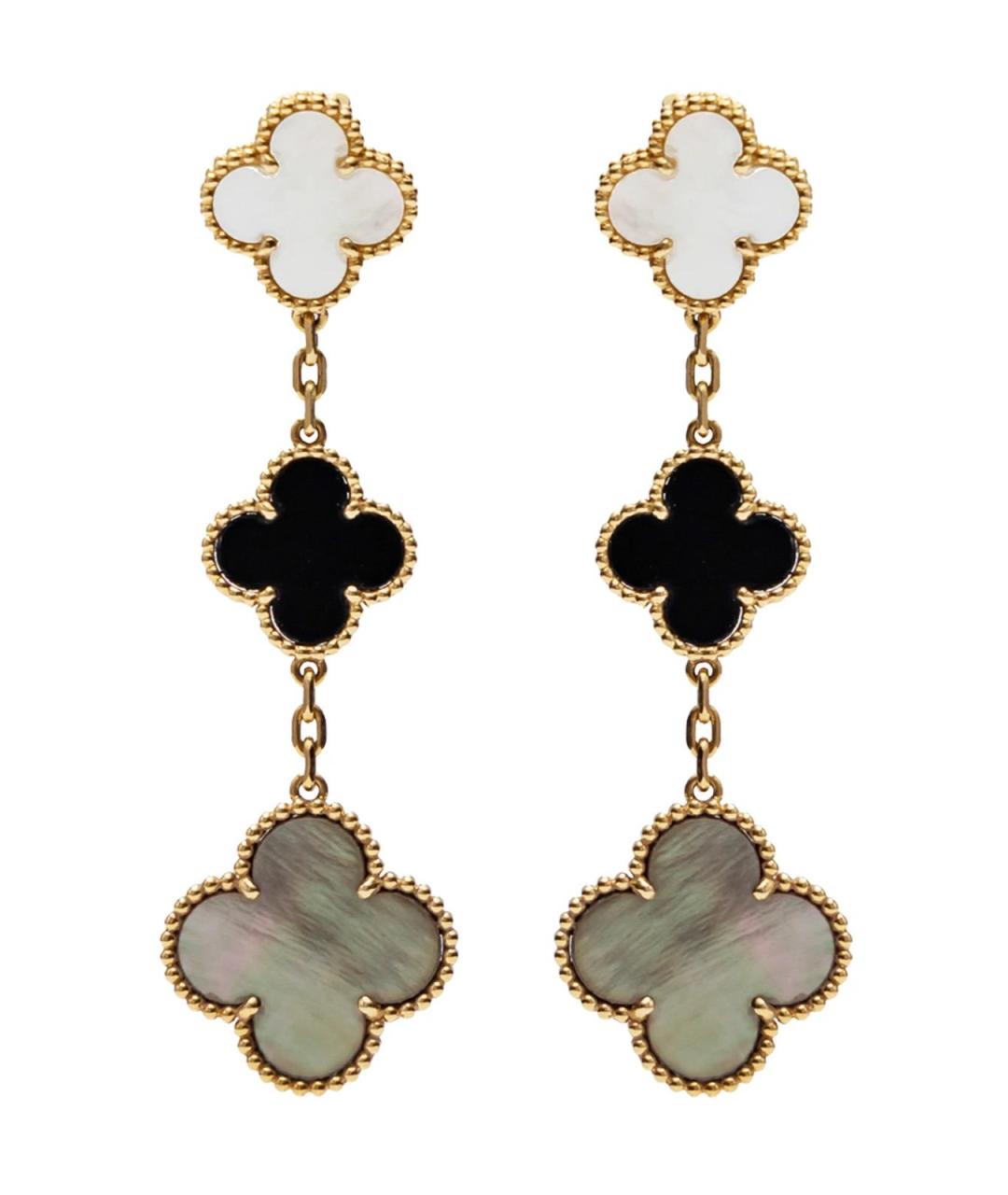 VAN CLEEF & ARPELS Желтые серьги, фото 1