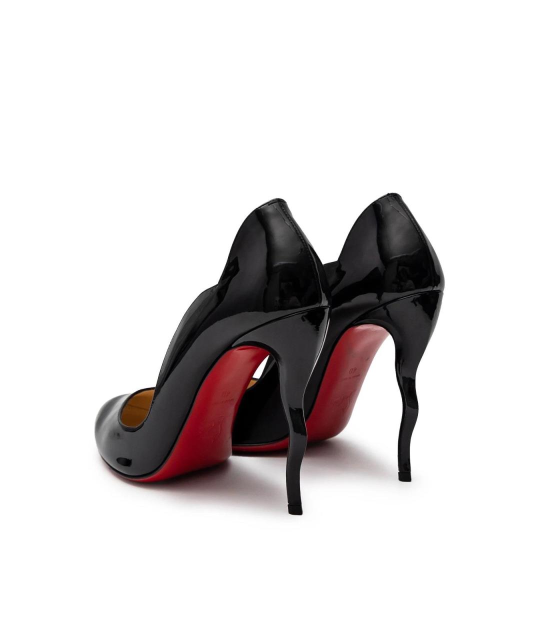 CHRISTIAN LOUBOUTIN Черные туфли из лакированной кожи, фото 3