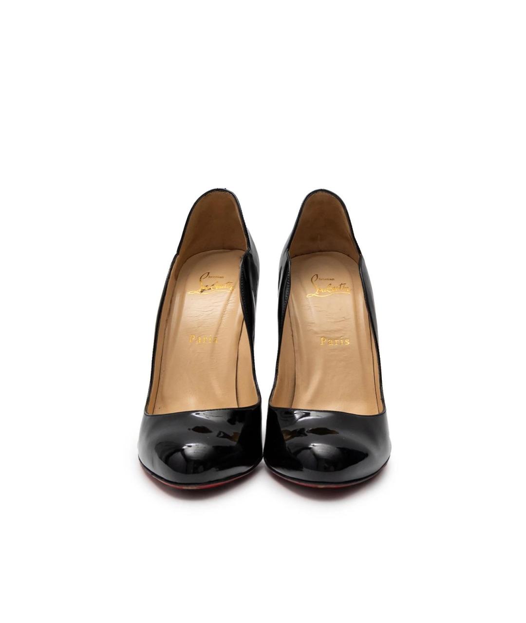CHRISTIAN LOUBOUTIN Черные туфли из лакированной кожи, фото 4