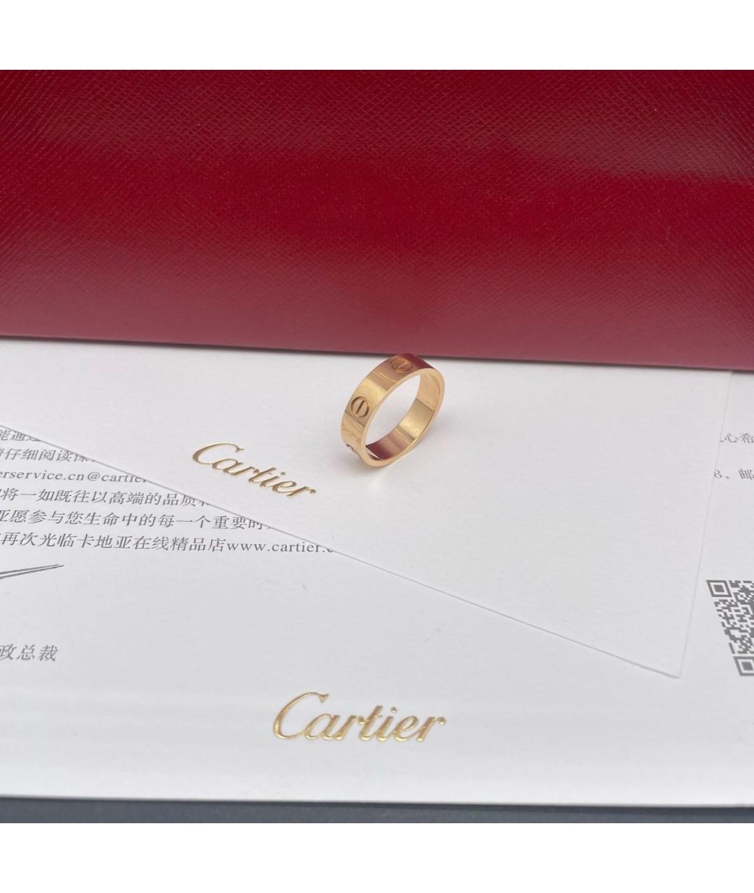 CARTIER Золотое кольцо из розового золота, фото 2
