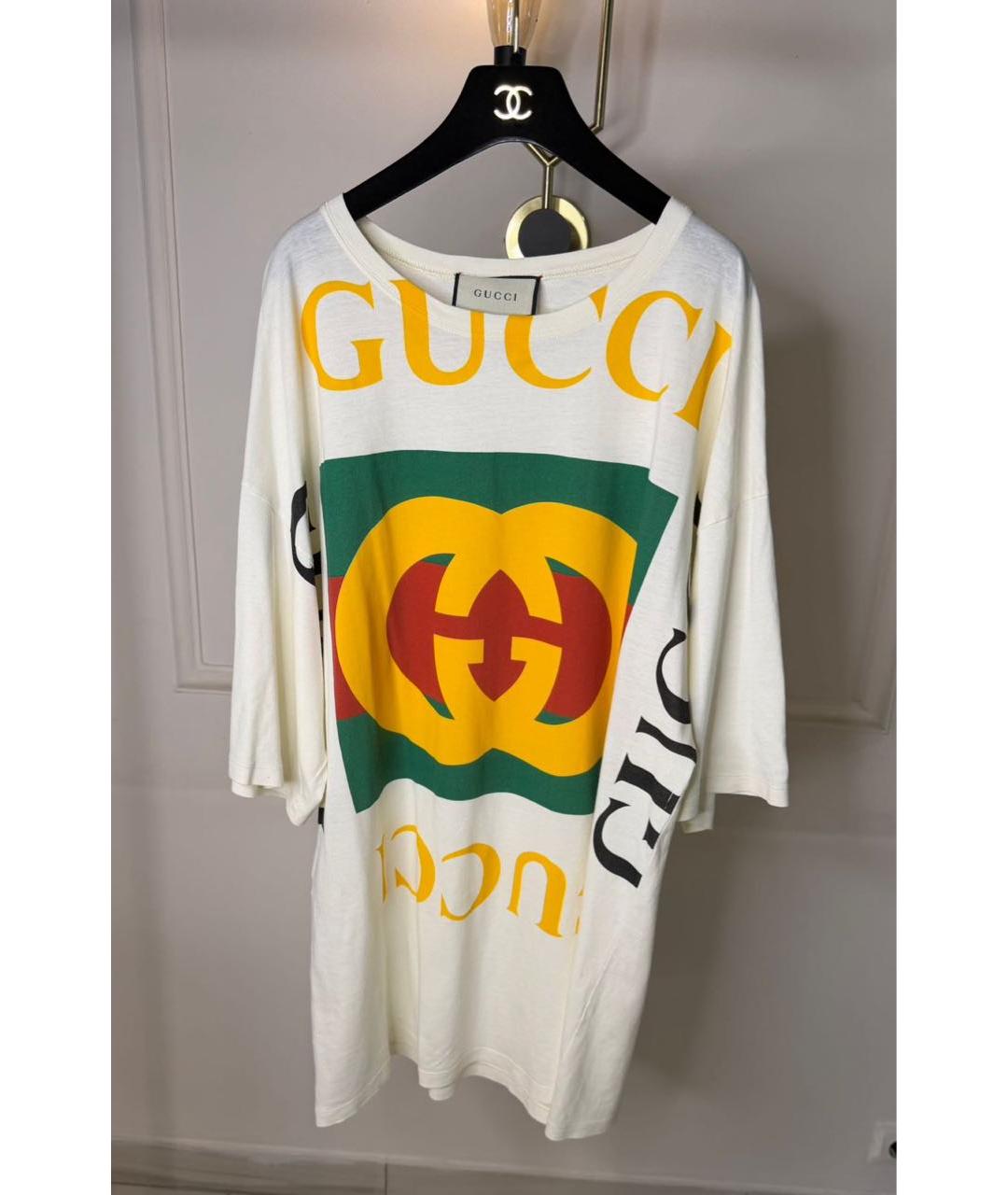 GUCCI Мульти хлопковая футболка, фото 3