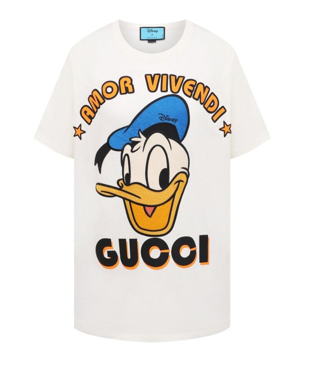 GUCCI Мульти хлопковая футболка, фото 1