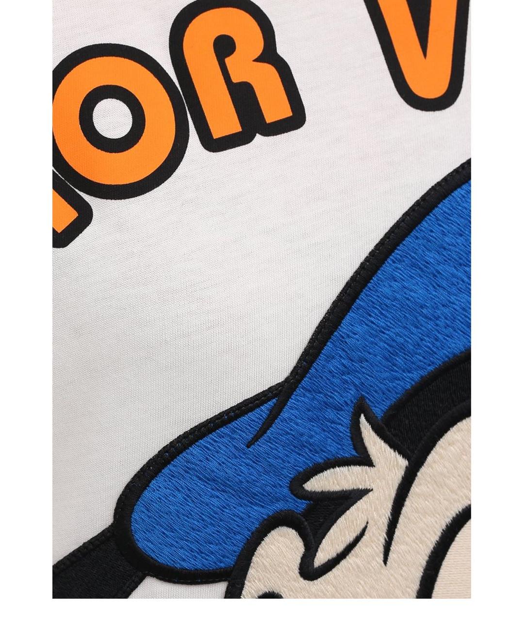 GUCCI Мульти хлопковая футболка, фото 4
