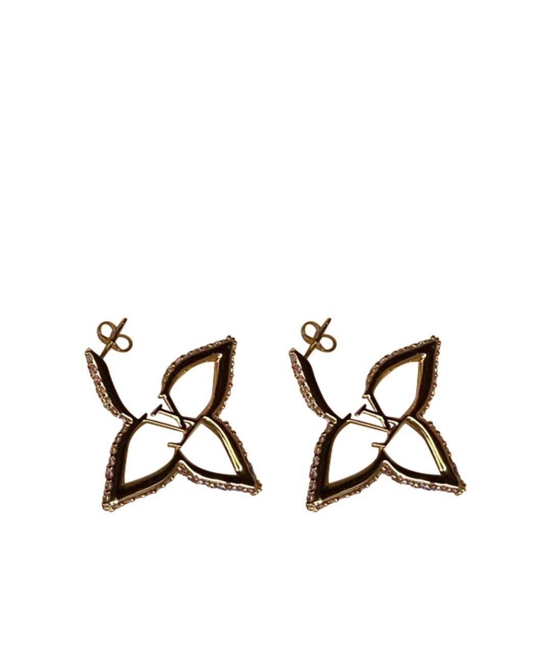 LOUIS VUITTON Золотые серьги, фото 1