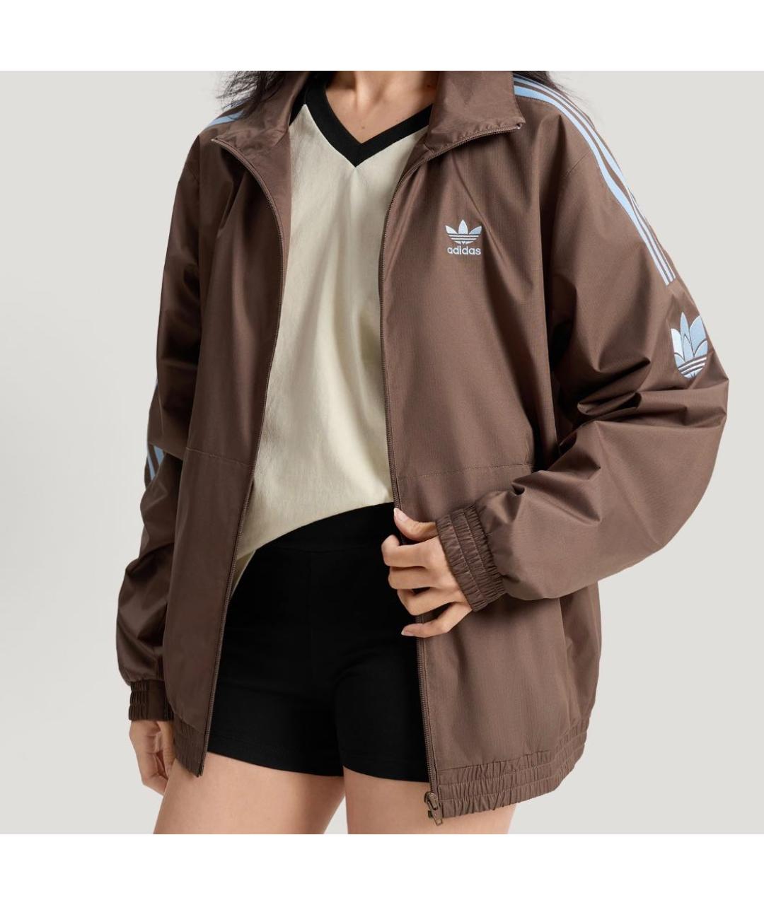 ADIDAS Коричневая спортивная куртка, фото 2