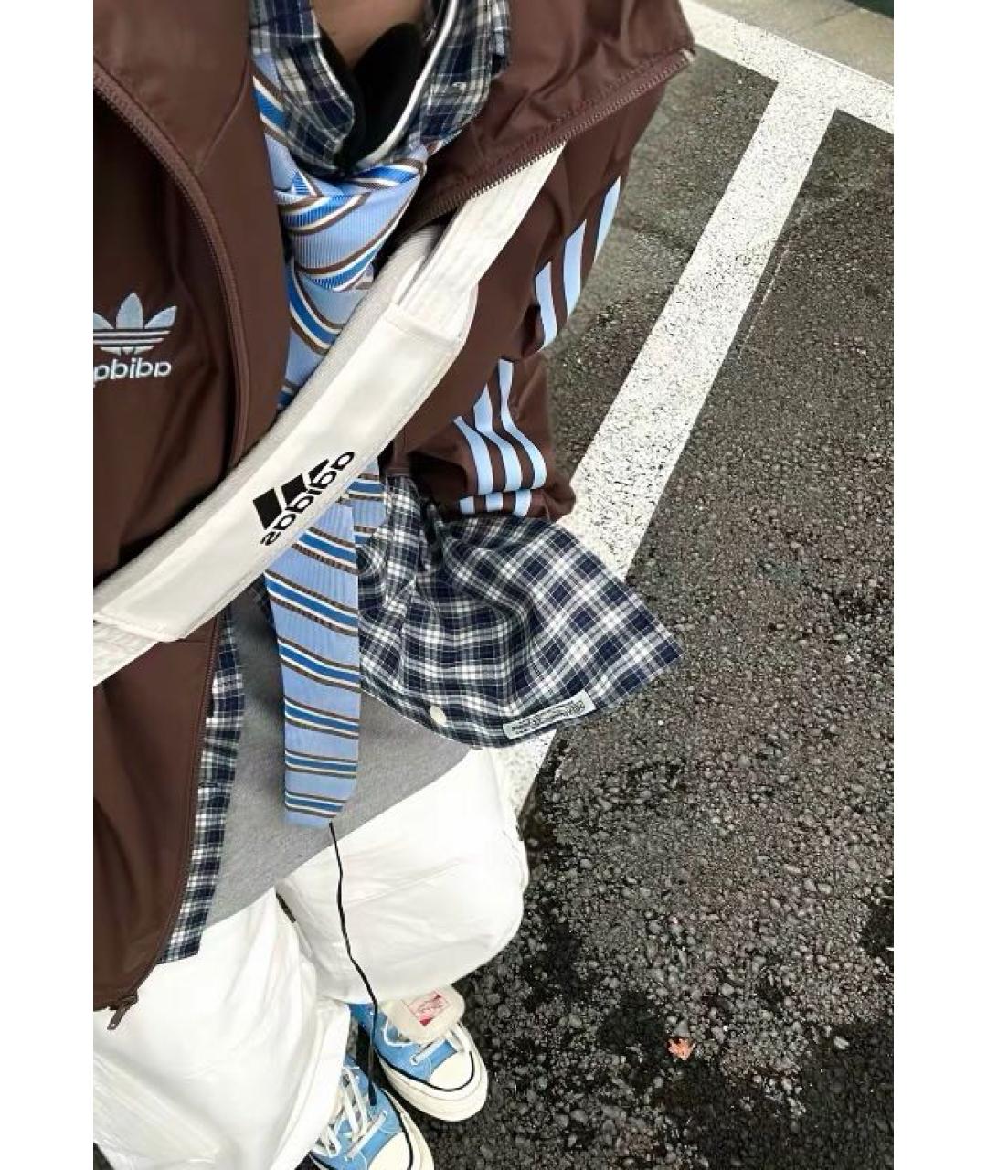 ADIDAS Коричневая спортивная куртка, фото 6