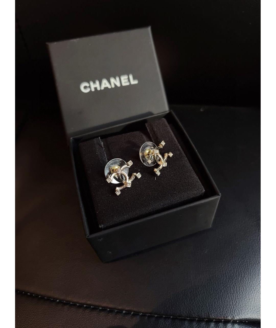 CHANEL Золотые серьги, фото 3