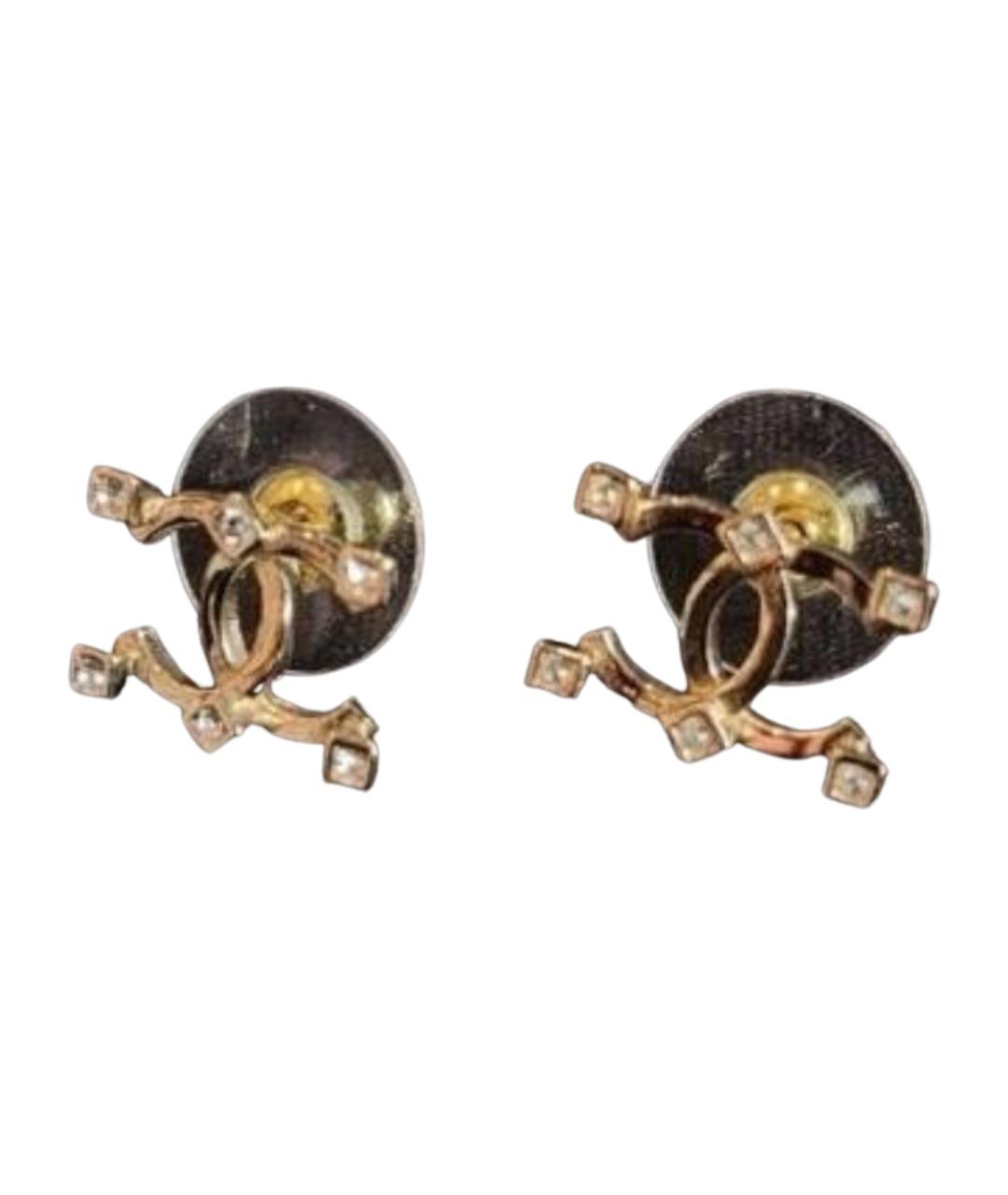 CHANEL Золотые серьги, фото 1
