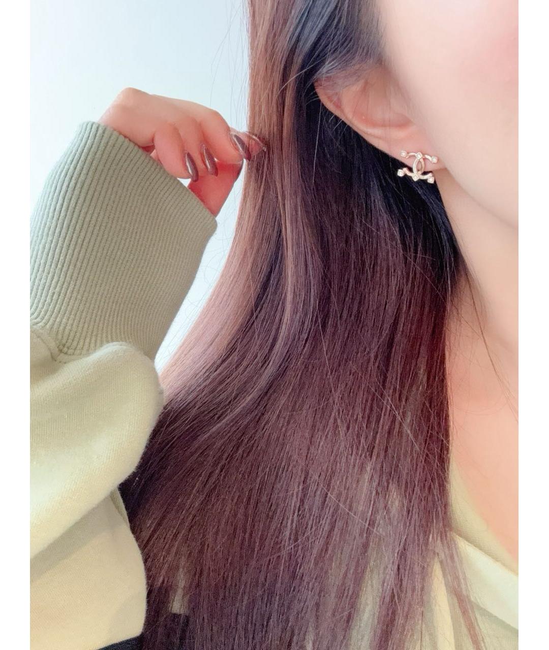 CHANEL Золотые серьги, фото 5