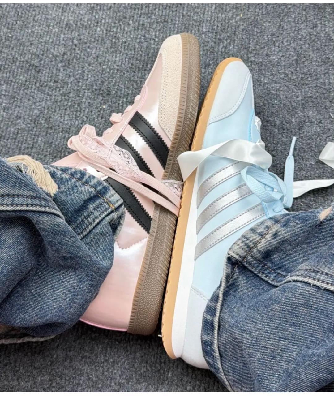 ADIDAS Голубые кеды, фото 5
