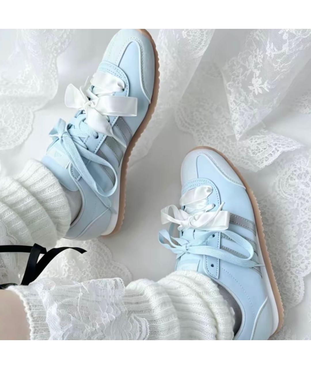ADIDAS Голубые кеды, фото 4