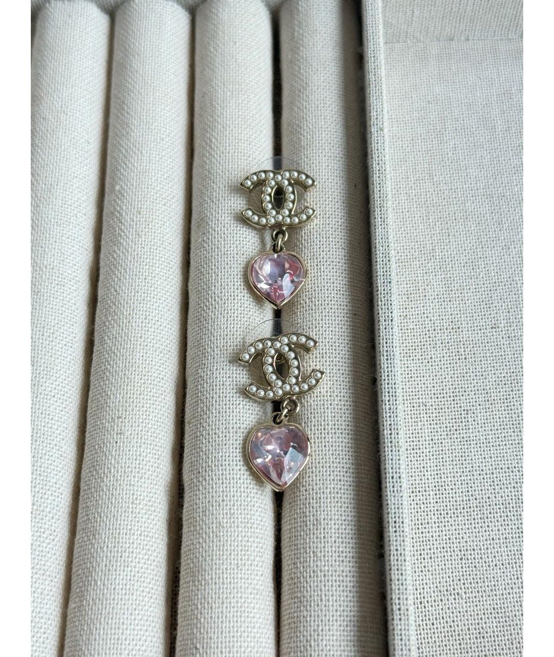 CHANEL Золотые серьги, фото 3