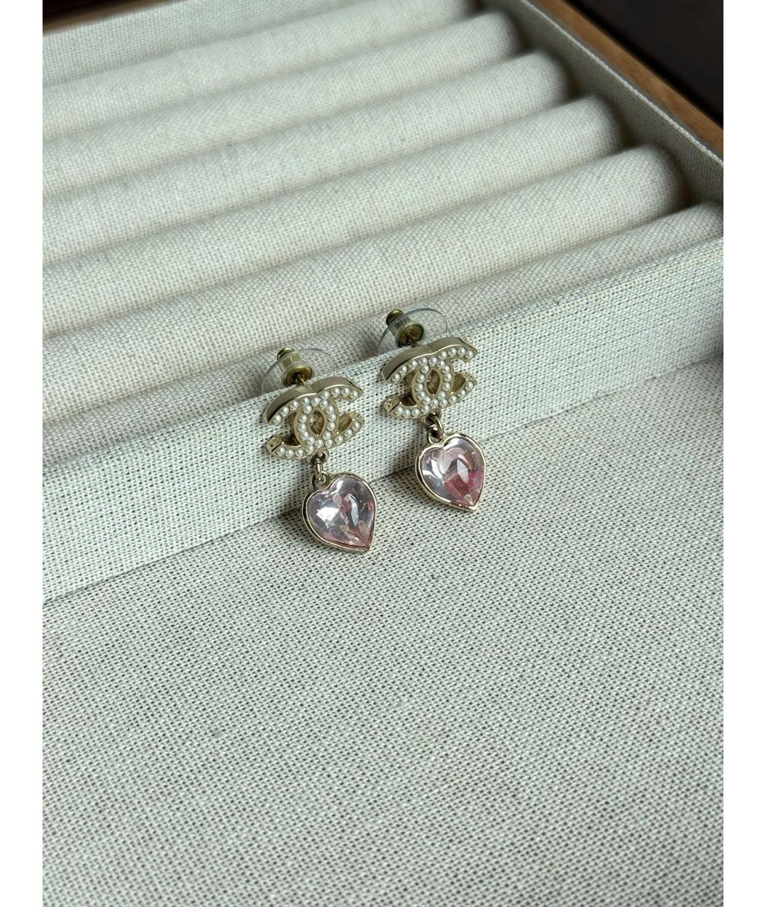 CHANEL Золотые серьги, фото 2