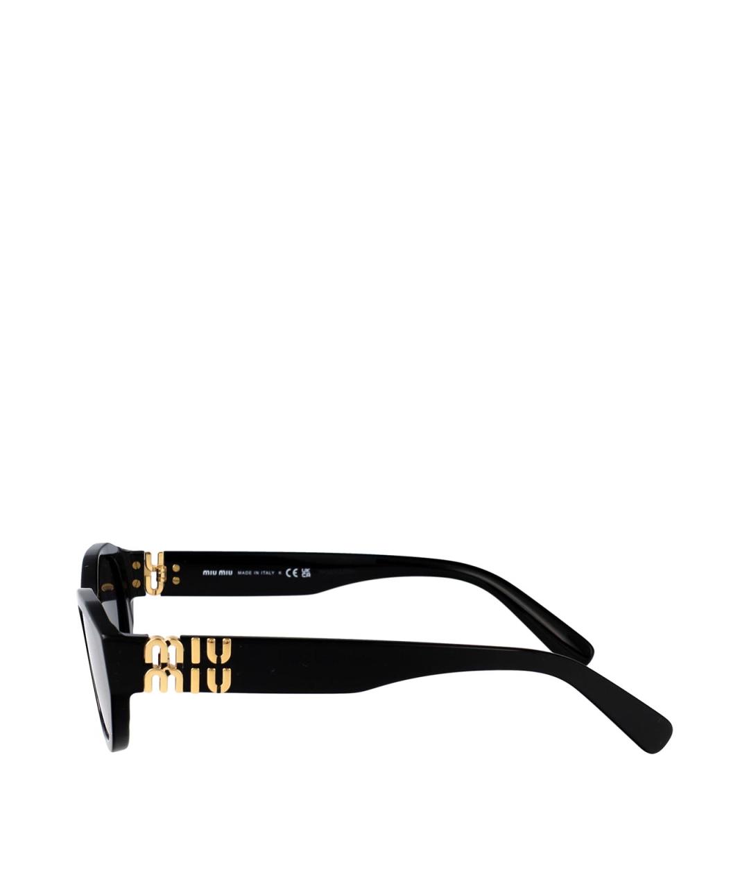 MIU MIU Черные солнцезащитные очки, фото 3