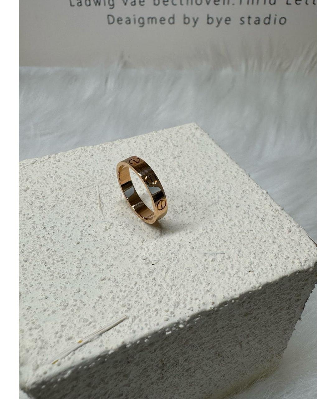 CARTIER Золотое кольцо из розового золота, фото 2