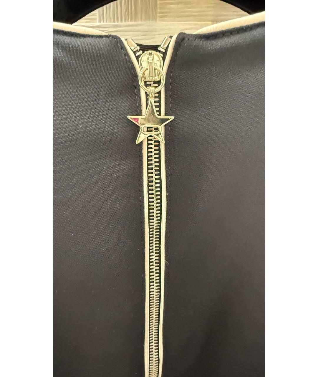 ELISABETTA FRANCHI Черное коктейльное платье, фото 4
