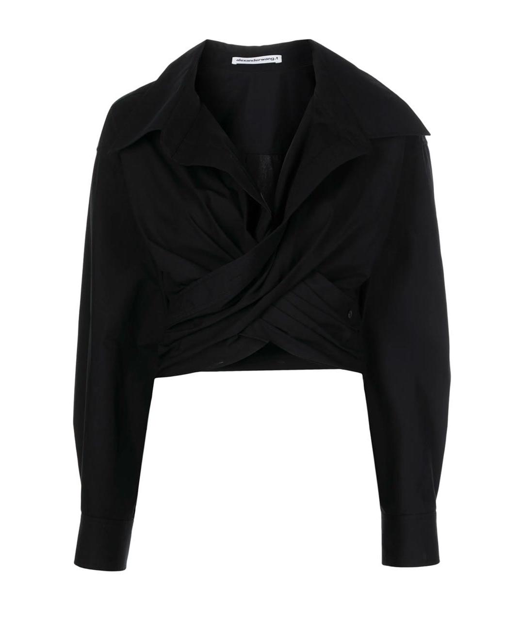 ALEXANDER WANG Черная хлопковая рубашка, фото 1