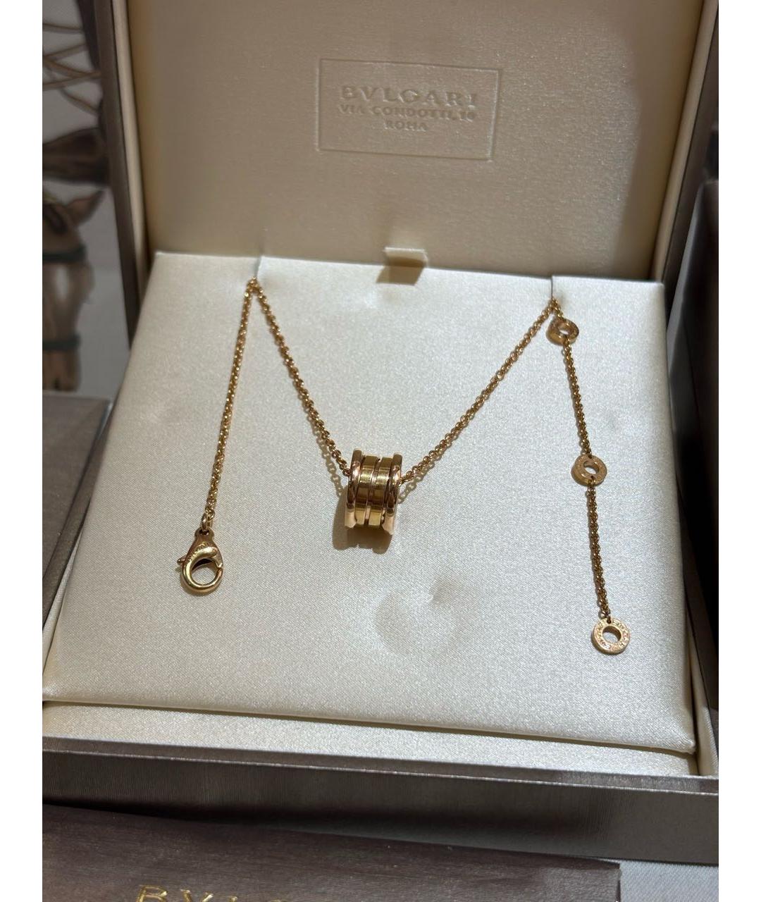 BVLGARI Золотое колье из розового золота, фото 5