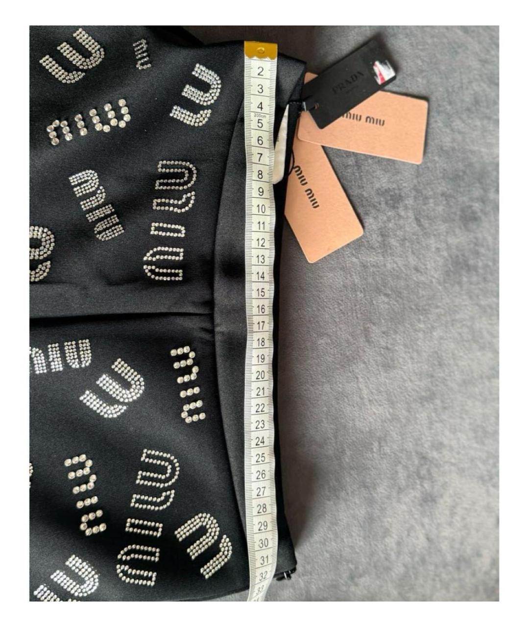 MIU MIU Черные брюки узкие, фото 4