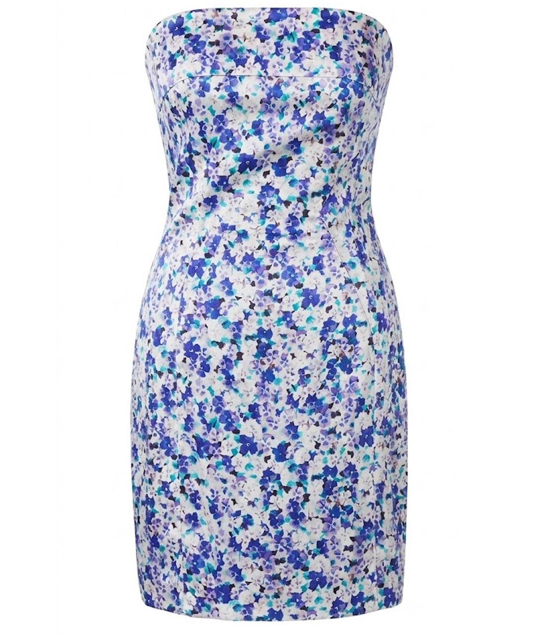 DOLCE&GABBANA Мульти шелковое коктейльное платье, фото 1