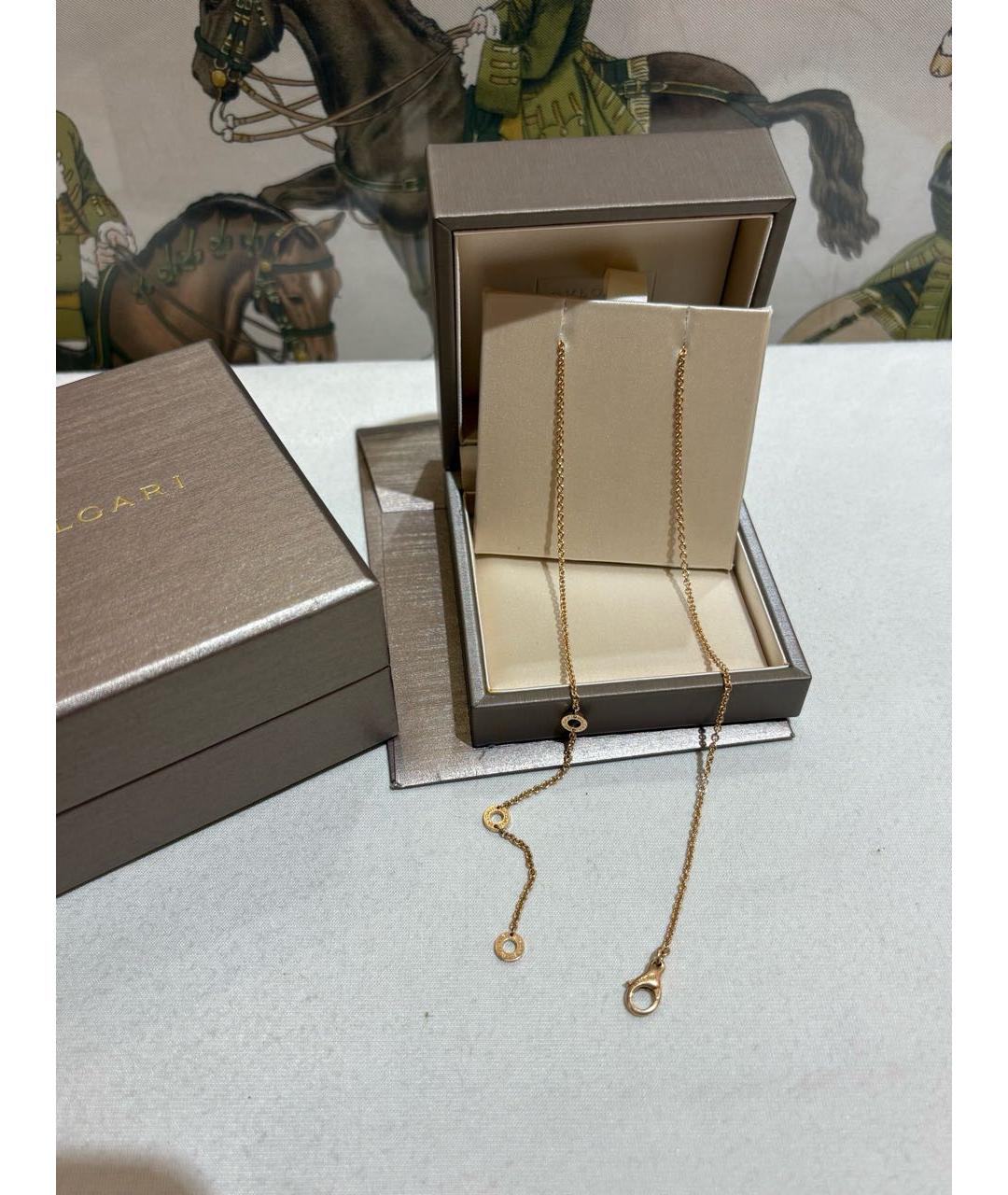 BVLGARI Золотое колье из розового золота, фото 5