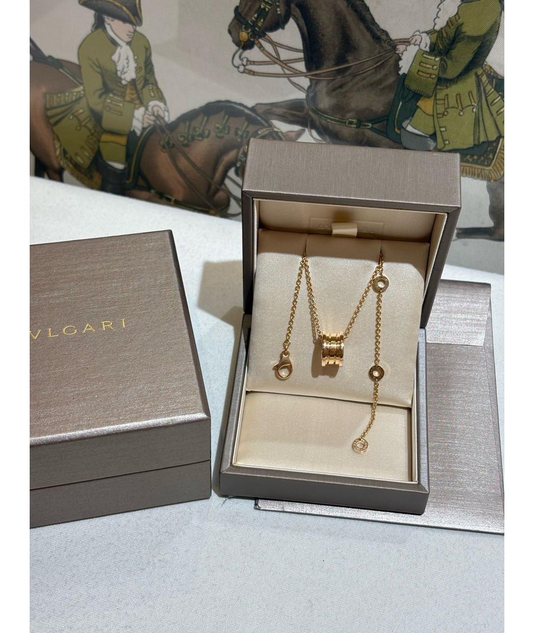 BVLGARI Золотое колье из розового золота, фото 3
