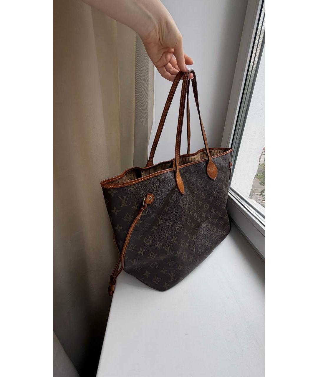 LOUIS VUITTON Коричневая сумка тоут, фото 2