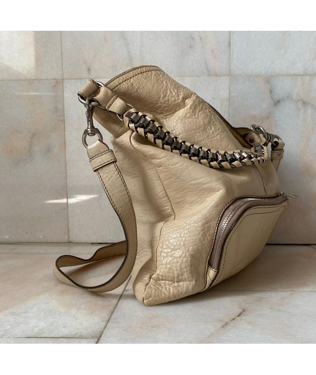 GIVENCHY Бежевая кожаная сумка через плечо, фото 2