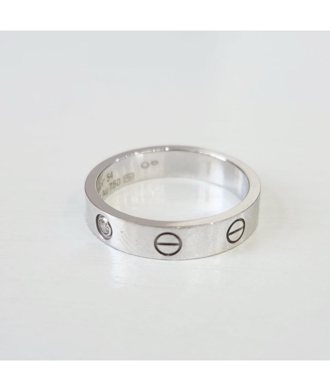 CARTIER Серебряное кольцо из белого золота, фото 2