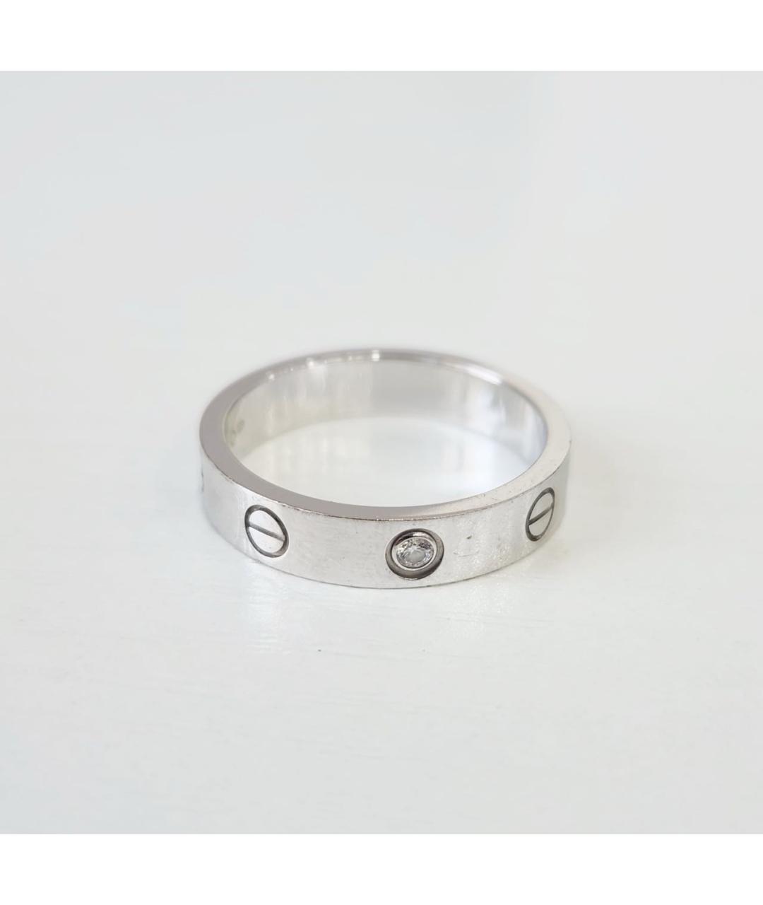 CARTIER Серебряное кольцо из белого золота, фото 4