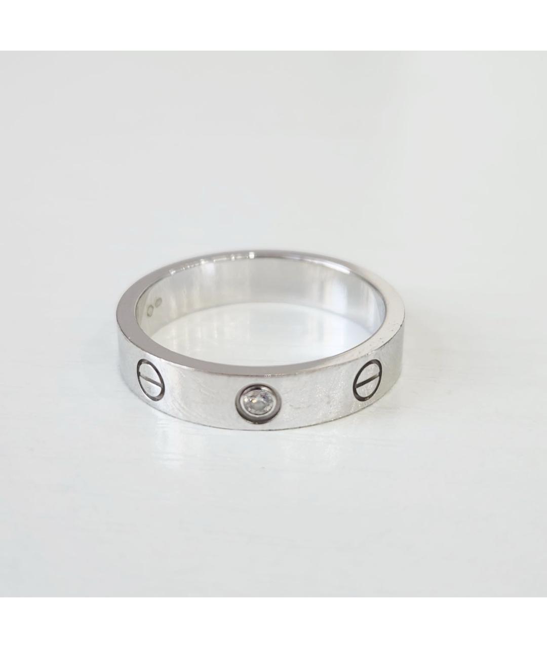 CARTIER Серебряное кольцо из белого золота, фото 5