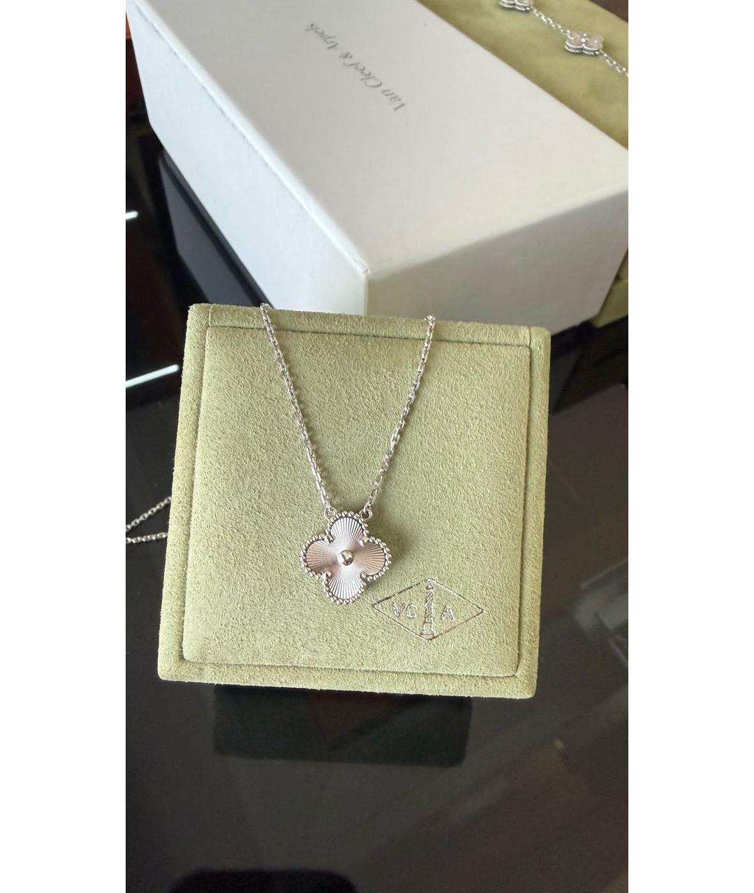VAN CLEEF & ARPELS Белое колье из белого золота, фото 4
